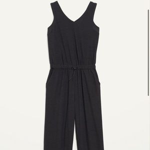 Breathe ON V-Neck Wide-Leg Jumpsuit | Size S
